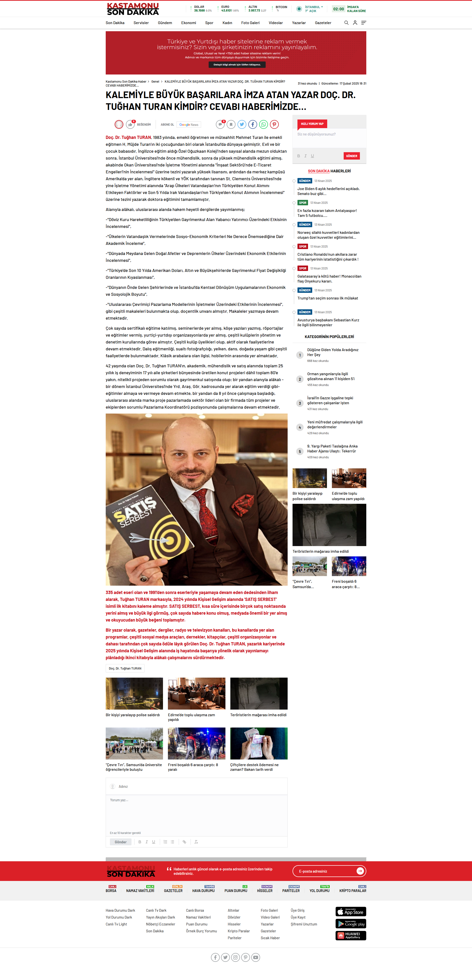 www.kastamonusondakika.com.tr